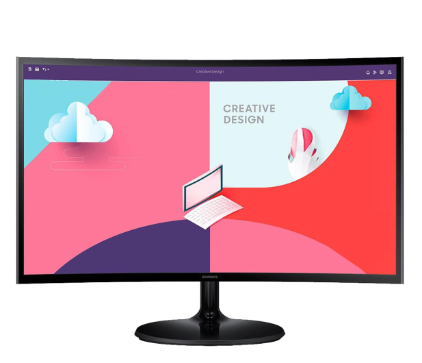 SAMSUNG 24"'' LS24C360EAUXEN Czarny - 1128681 - zdjęcie